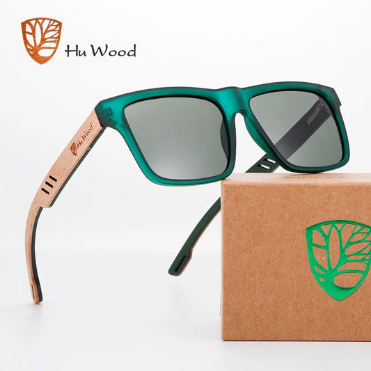 HU WOOD  Square Sunglasses  GR8029