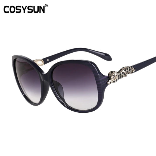 COSYSUN  Leopard Sunglasses Women Eyewear